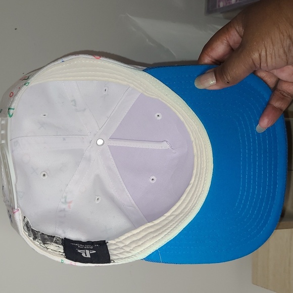 Sony Playstation 3-D Rubber Controller Flat Brim Used 2018 Snapback Hat ...EUC - Picture 9 of 17